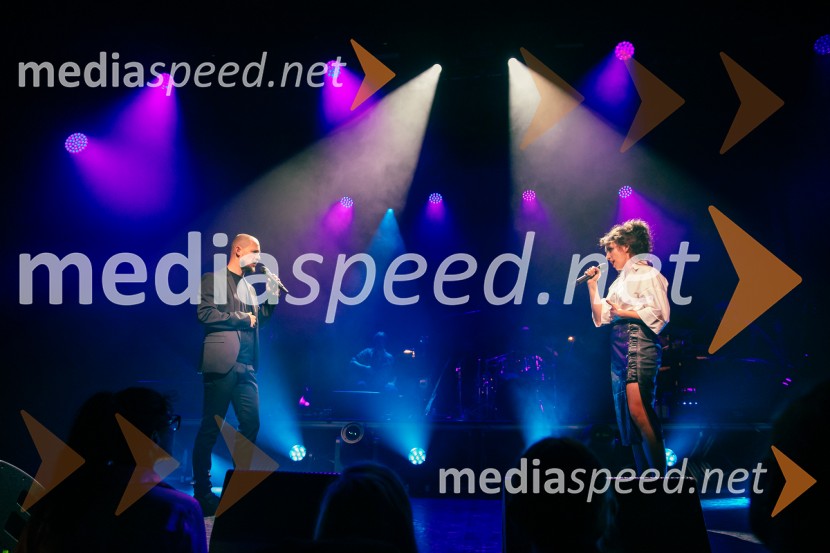  Jernej Gašperin, igralec;  Mojka Končar, igralkaTradicionalni koncert MGL&AGRFT v Kino Šiška