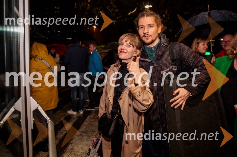  Lena Hribar  Škrlec, igralka;   Filip Štepec, igralecTradicionalni koncert MGL&AGRFT v Kino Šiška