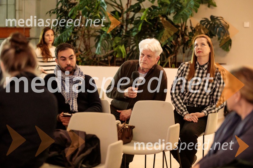  Plamen Hristov, sekretar, Veleposlaništvo Republike Bolgarije v Republiki Sloveniji; dr. Aleksander Bassin, slovenski likovni kritik;  ... Predstavitev knjige Ogenj Aleša Štegerja