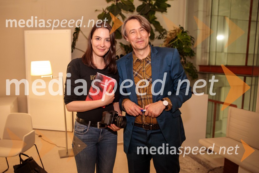  ... ;  Aleš Šteger, pesnik, pisateljPredstavitev knjige Ogenj Aleša Štegerja