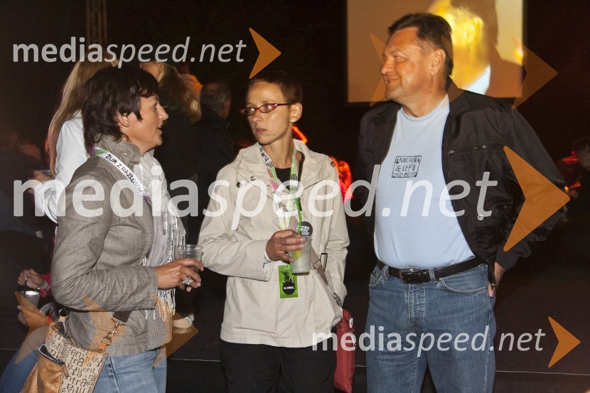 Maja Makovec Brenčič, predsednica Društva za marketing, ... in Zoran Jankovič, župan Ljubljane6. dobrodelni Žur z razlogom