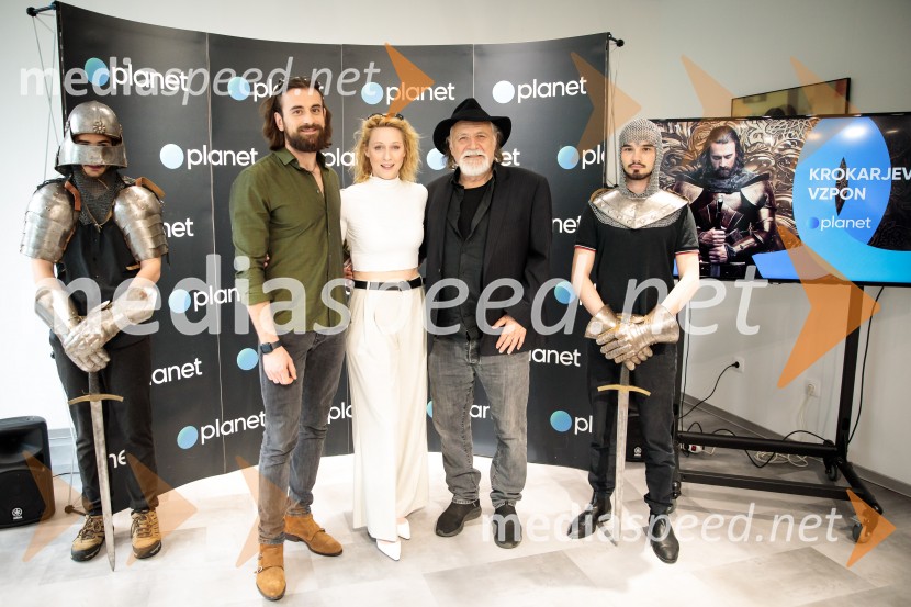  Kádár L. Gellért, igralec;  Vivien Rujder, igralka;  Rade Šerbedžija, igralec, režiser in glasbenikKrokarjev vzpon, vrhunska zgodovinska serija prihaja na Planet