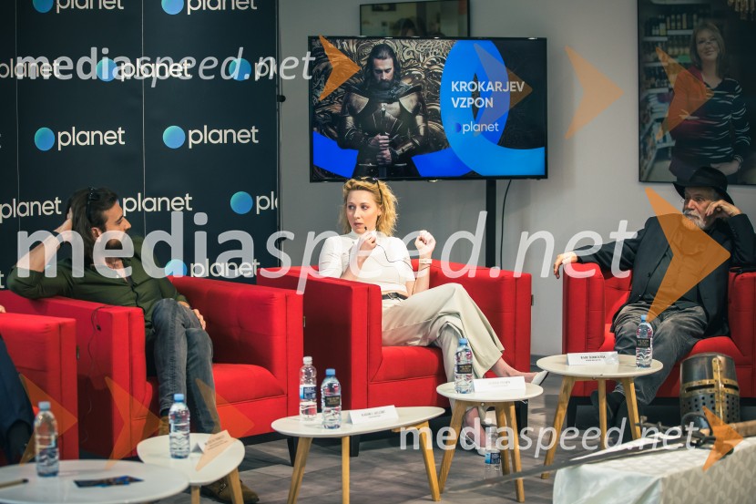  Kádár L. Gellért, igralec;  Vivien Rujder, igralka;  Rade Šerbedžija, igralec, režiser in glasbenikKrokarjev vzpon, vrhunska zgodovinska serija prihaja na Planet