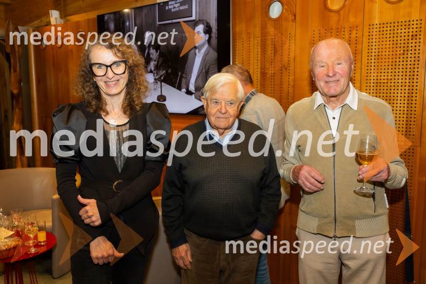  Polona Lovšin, vodja komunikacij, Riko d.o.o.;  Milan Kučan, nekdanji predsednik Republike Slovenije;  Božo Dimnik, lobist in poslovnež, častni konzul HrvaškeIskrivo v živo: dr. Marko Bošnjak v pogovoru z dr. Alijem Žerdinom