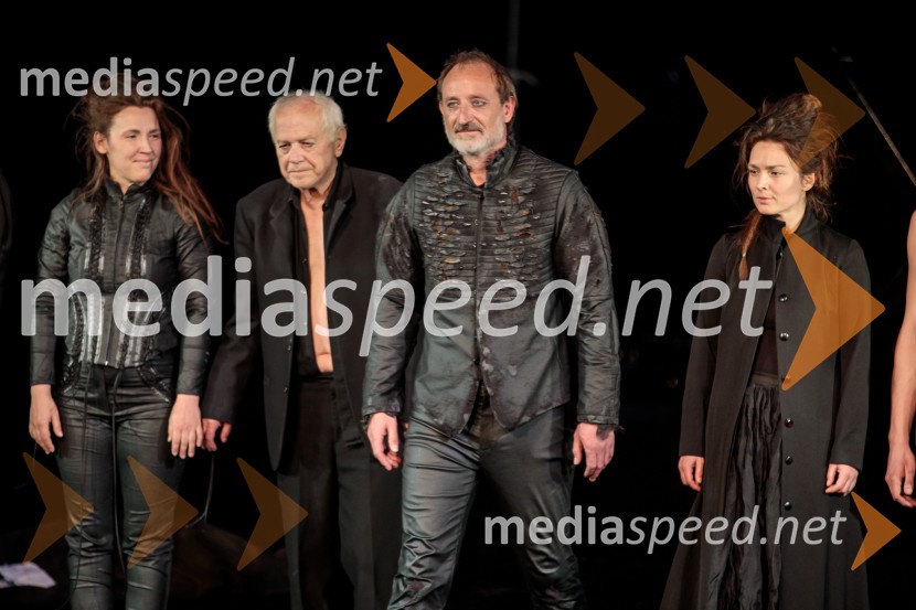  Patrizia  Jurinčič Finžgar, igralka;  Bine Matoh, upokojeni igralec SNG Nova Gorica in prejemnik Borštnikovega prstana;  Blaž Valič, igralec;  Arna  Hadžialjević, igralkaKralj Lear, premiera v SNG Nova Gorica