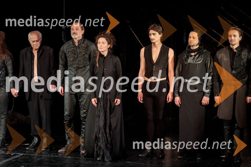  Bine Matoh, upokojeni igralec SNG Nova Gorica in prejemnik Borštnikovega prstana;  Blaž Valič, igralec;  Arna  Hadžialjević, igralka;  Jernej Markelj, igralec;  Andrej Zalesjak, igralec;  Jure Kopušar, igralecKralj Lear, premiera v SNG Nova Gorica