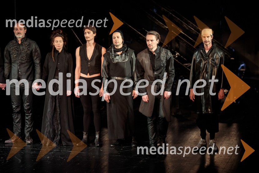  Blaž Valič, igralec;  Arna  Hadžialjević, igralka;  Jernej Markelj, igralec;  Andrej Zalesjak, igralec;  Jure Kopušar, igralec;  Peter Harl, igralecKralj Lear, premiera v SNG Nova Gorica