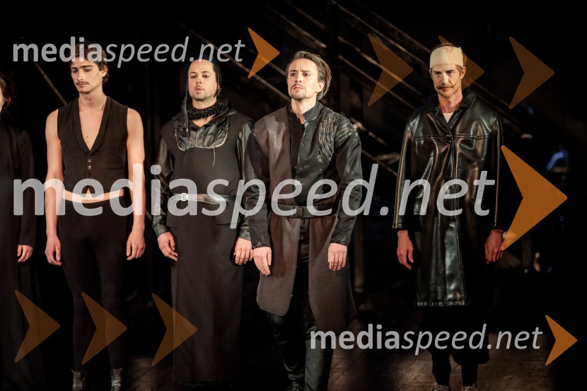  Jernej Markelj, igralec;  Andrej Zalesjak, igralec;  Jure Kopušar, igralec;  Peter Harl, igralecKralj Lear, premiera v SNG Nova Gorica