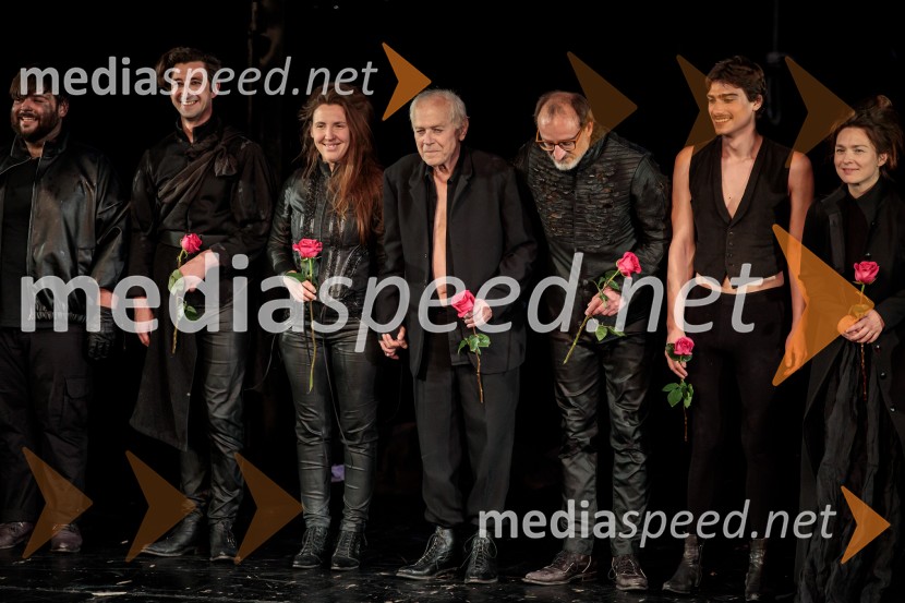  Jakob Šfiligoj, igralec;  Žiga Udir, igralec;  Patrizia  Jurinčič Finžgar, igralka;  Bine Matoh, upokojeni igralec SNG Nova Gorica in prejemnik Borštnikovega prstana;  Blaž Valič, igralec;  Jernej Markelj, igralec;  Arna  Hadžialjević, igralkaKralj Lear, premiera v SNG Nova Gorica