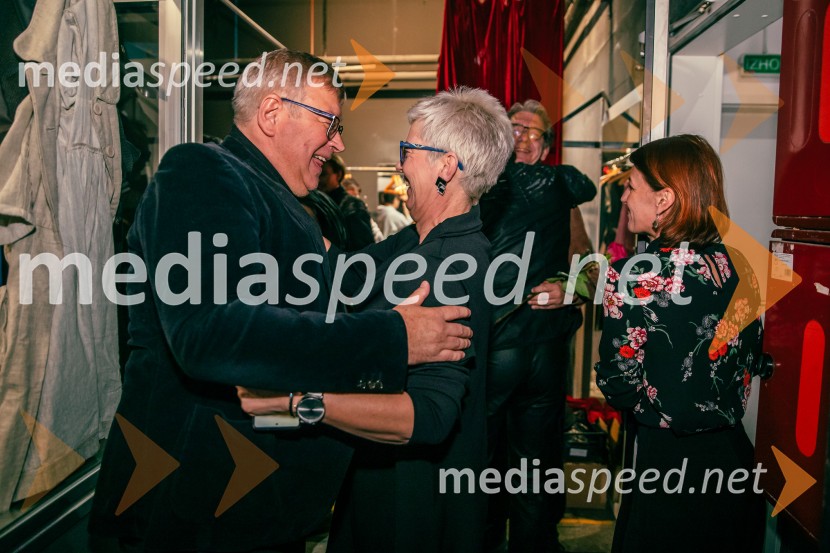  Robert Waltl, direktor, Mini teater;  Mirjam Drnovšček, direktorica, SNG Nova GoricaKralj Lear, premiera v SNG Nova Gorica