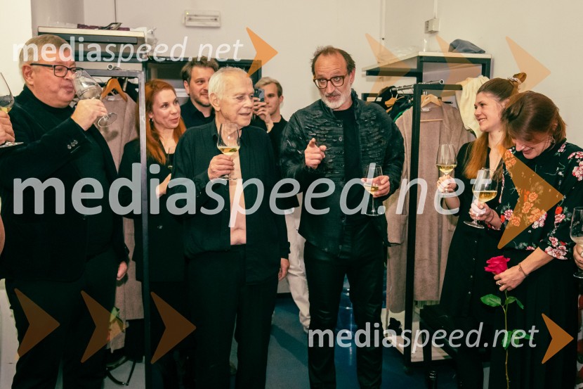  Robert Waltl, direktor, Mini teater;  Bine Matoh, upokojeni igralec SNG Nova Gorica in prejemnik Borštnikovega prstana;  Blaž Valič, igralecKralj Lear, premiera v SNG Nova Gorica