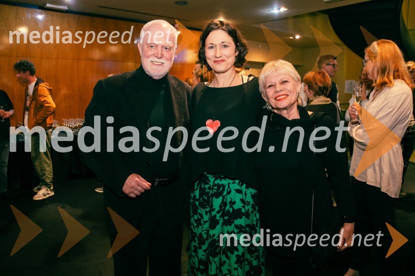  Marko Gorjanc, nekdanji ravnatelj/pomočnik ravnatelja SNG Drama Ljubljana;  Barbara Zemljič, režiserka;  Radmila Gorjanc, oblikovalka nakitaAlarm telesa, premiera v MGL