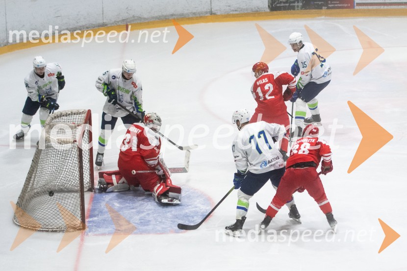 Slovenija - Poljska, prijateljska hokejska tekma v Mariboru