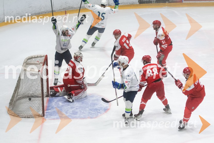 Slovenija - Poljska, prijateljska hokejska tekma v Mariboru