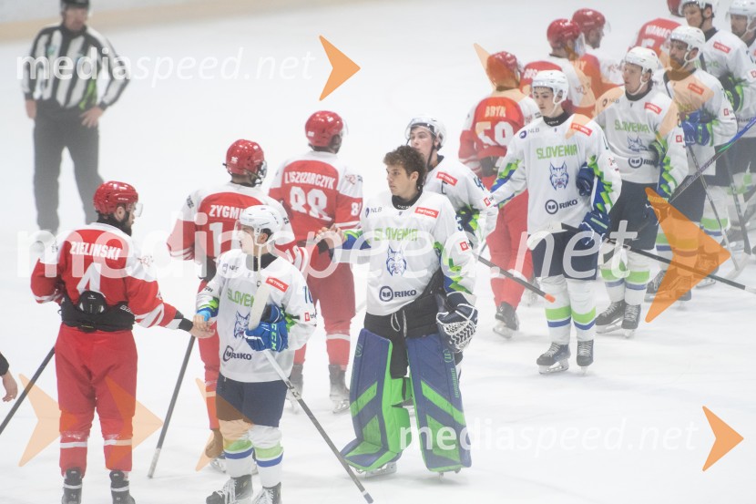 Slovenija - Poljska, prijateljska hokejska tekma v Mariboru