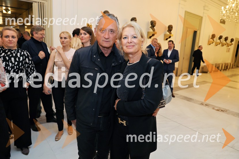 prof. dr. Dušan  Lesjak, univerzitetni profesor;  Bernarda Lesjak Fedra, premiera Drame SNG Maribor