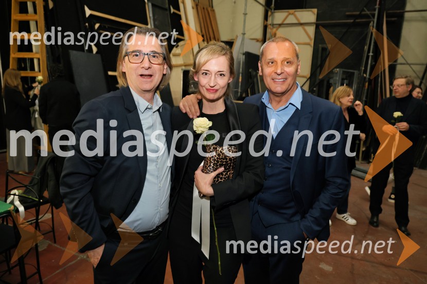  Aleksandar  Popovski, režiser, umetniški direktor Drame SNG Maribor;  Valentina Turcu, koreografinja in baletna solistka;  Danilo Rošker, direktor SNG MariborFedra, premiera Drame SNG Maribor