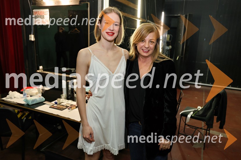  Julija Klavžar, igralka;  Livija Pandur,  režiserka, dramaturginja in producentka Pandur TheatersFedra, premiera Drame SNG Maribor