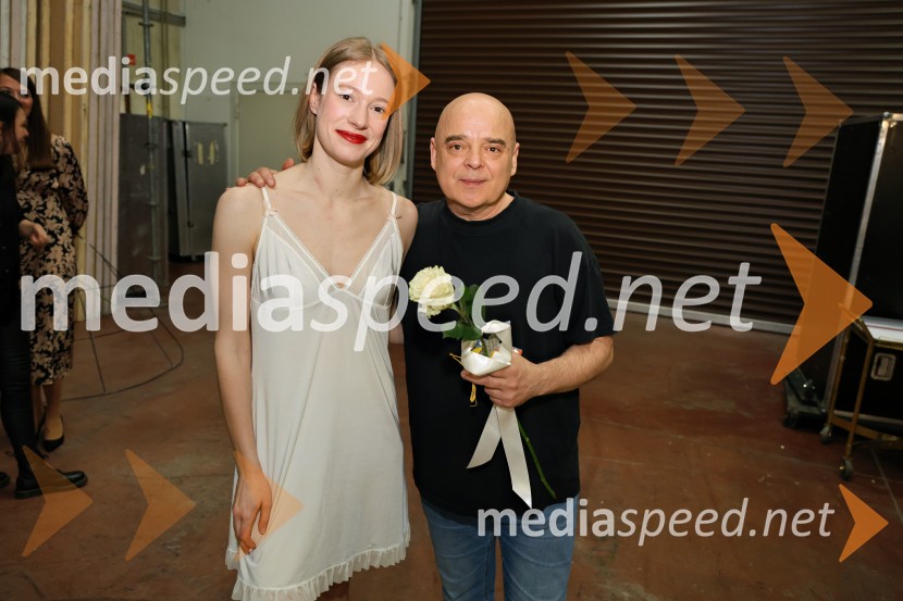  Julija Klavžar, igralka;  Branko  Rožman, avtor glasbe in korepetitorFedra, premiera Drame SNG Maribor