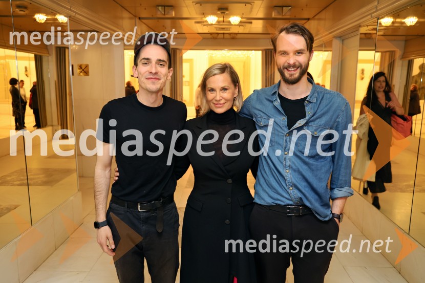  Petja Labović, igralec;  Ines Bukovič, notarka;  Blaž Dolenc, igralecFedra, premiera Drame SNG Maribor