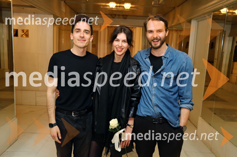  Petja Labović, igralec;  Lea Mihevc, igralka;  Blaž Dolenc, igralecFedra, premiera Drame SNG Maribor