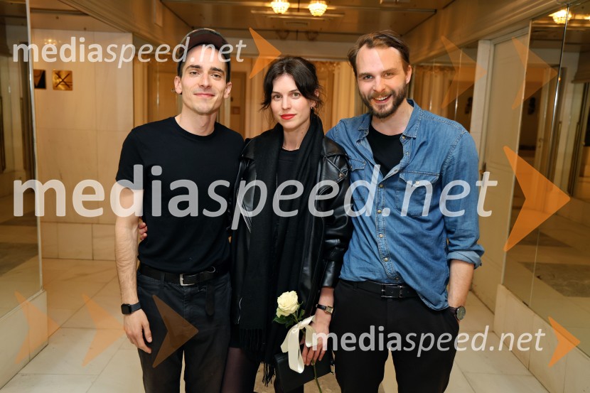  Petja Labović, igralec;  Lea Mihevc, igralka;  Blaž Dolenc, igralecFedra, premiera Drame SNG Maribor