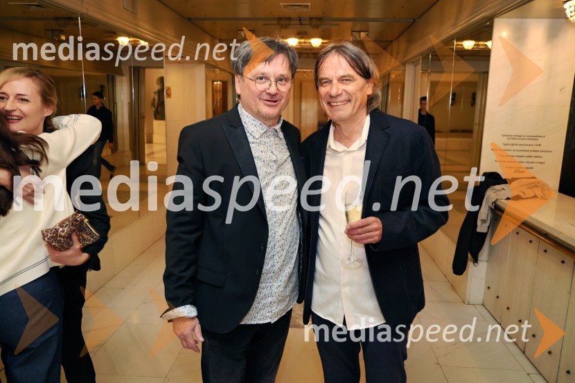  Branko Šturbej, igralec;   Bojan Labović, scenarist in režiser, direktor, Festival Slovenskega FilmaFedra, premiera Drame SNG Maribor