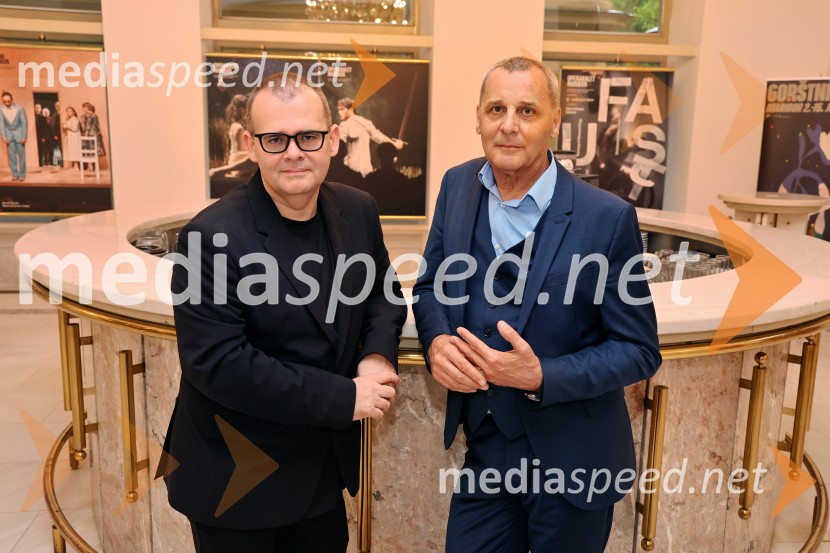  Alan Kavčič, predstavnik za odnose z javnostmi SNG Maribor;  Danilo Rošker, direktor SNG MariborFedra, premiera Drame SNG Maribor