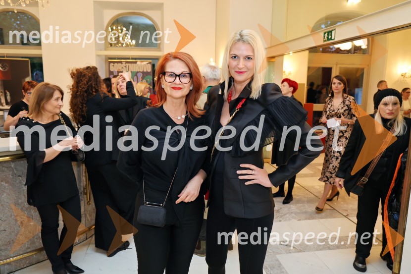 mag. Norma Bale, pisateljica;  Jona Bale, Zavarovalnica SavaFedra, premiera Drame SNG Maribor