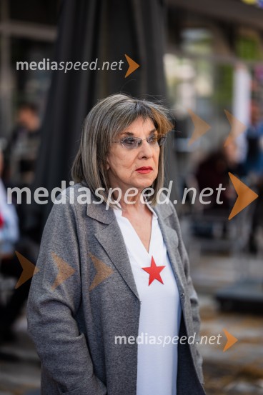  Svetlana Makarovič, pisateljicaKoncert Svetlane Makarovič Nosimo rdečo zvezdo