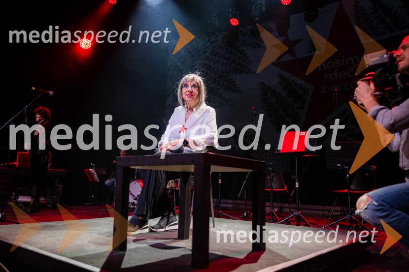  Svetlana Makarovič, pisateljicaKoncert Svetlane Makarovič Nosimo rdečo zvezdo
