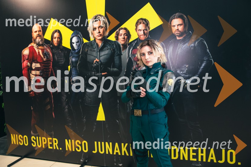  Ari , cosplayVečer superjunakov s filmom Thunderbolti v Cineplexx Ljubljana