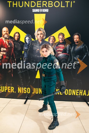  Ari , cosplayVečer superjunakov s filmom Thunderbolti v Cineplexx Ljubljana