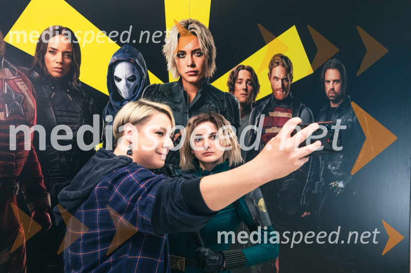  ... ;  Ari , cosplayVečer superjunakov s filmom Thunderbolti v Cineplexx Ljubljana