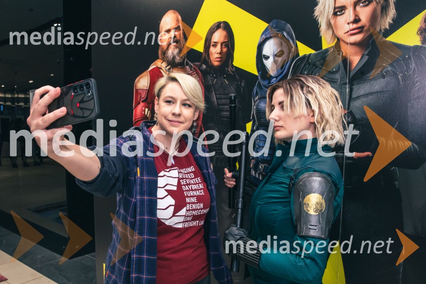  ... ;  Ari , cosplayVečer superjunakov s filmom Thunderbolti v Cineplexx Ljubljana