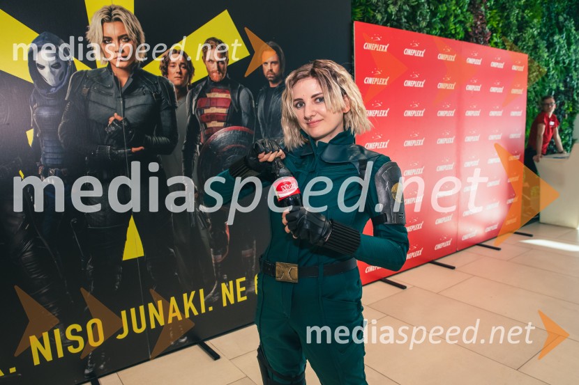  Ari , cosplayVečer superjunakov s filmom Thunderbolti v Cineplexx Ljubljana