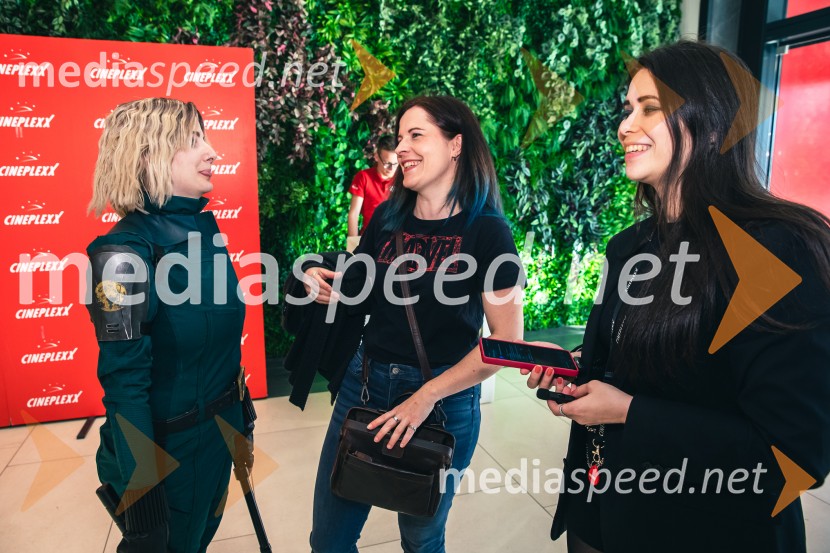  Ari , cosplay;  ... ;  Simona Bračun Rok, CineplexxVečer superjunakov s filmom Thunderbolti v Cineplexx Ljubljana