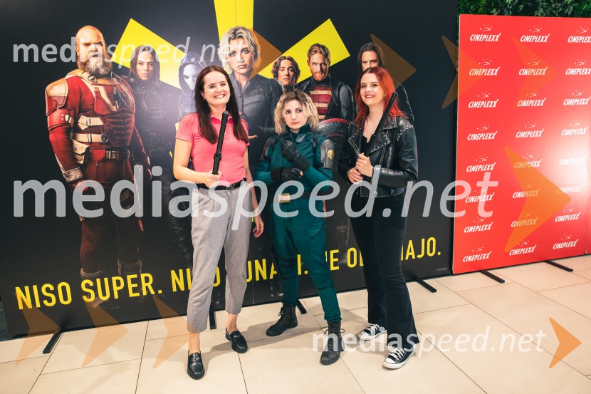  ... ;  Ari , cosplay;  ... Večer superjunakov s filmom Thunderbolti v Cineplexx Ljubljana