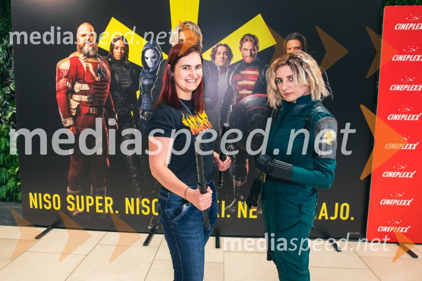  ... ;  Ari , cosplayVečer superjunakov s filmom Thunderbolti v Cineplexx Ljubljana