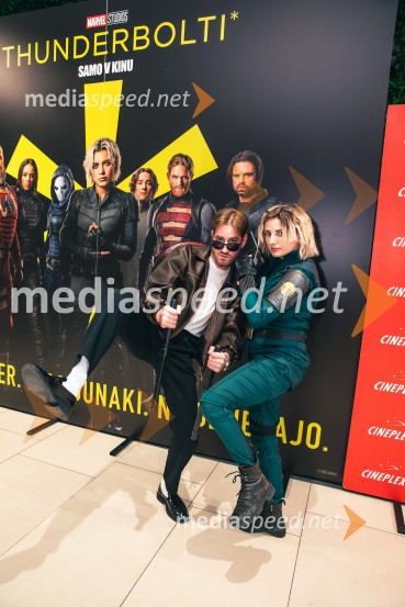  ... ;  Ari , cosplayVečer superjunakov s filmom Thunderbolti v Cineplexx Ljubljana