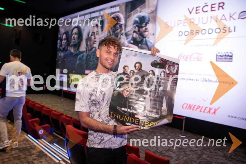  Matic  Gaiser, cosplayer, costumerVečer superjunakov s filmom Thunderbolti v Cineplexx Ljubljana