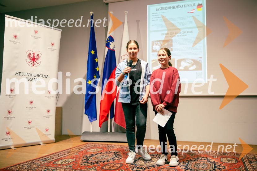 OŠ Matije ČopaMednarodna kuhinja 2025, odprtje razstave