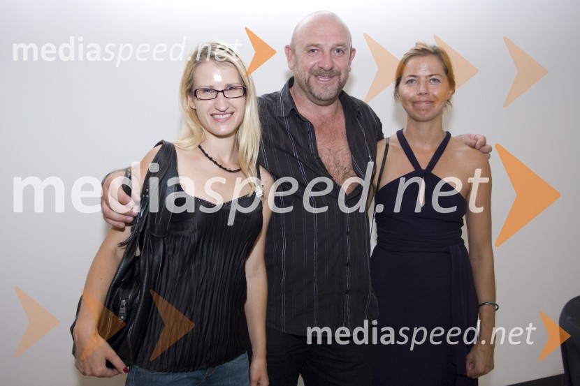 Viktorija Kovač, Gea Tv, Bogdan Kozina, direktor Gea TV in Lucija Golčer, Gea TvCenter urbane kulture Kino Šiška, otvoritev