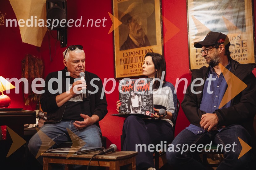  Zoran Predin, glasbenik;  Jana Morelj, radijska in TV voditeljica;  Slobodan Maksimović, režiserZoran Predin, Big Foot Mama in novi obrazi slovenske glasbe – ekskluzivno v Daktariju