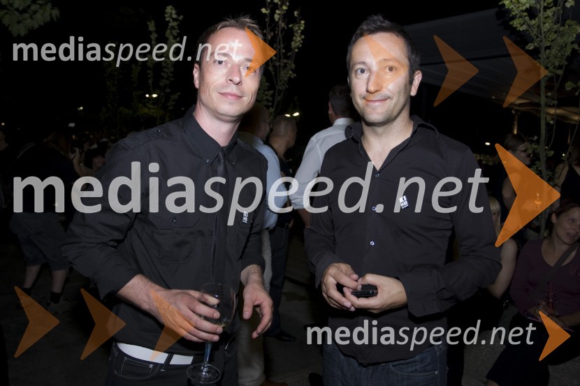 Mitja Bravhar, Kino Šiška in Borut Bergant, šef lokalaCenter urbane kulture Kino Šiška, otvoritev