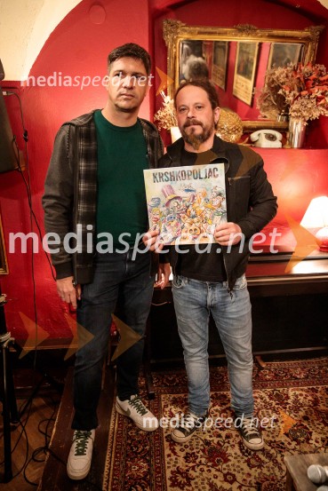  Frenk Les, Krshkopoljac bobni, back vokal;  Tomi Gregel, Krshkopoljac kitara, back vokalZoran Predin, Big Foot Mama in novi obrazi slovenske glasbe – ekskluzivno v Daktariju