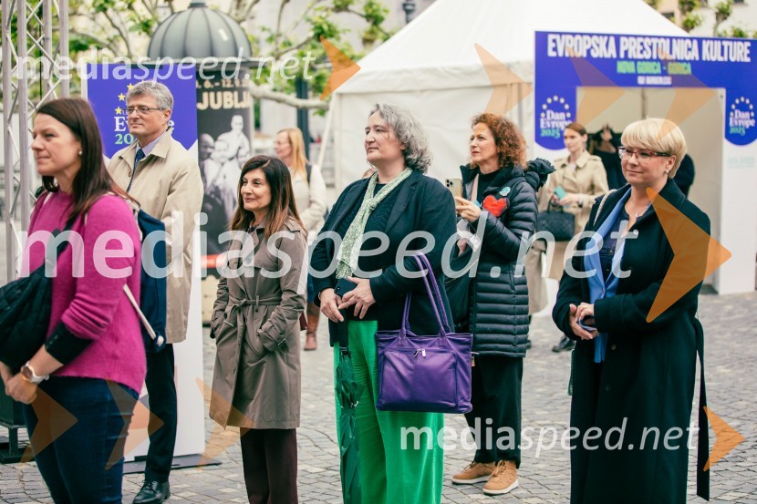  Nika Veger, lepotna blogerka; dr. Jerneja Jug Jerše, vodja Predstavništva Evropske komisije v SlovenijiDan Evrope 2025