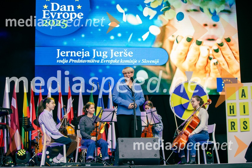 dr. Jerneja Jug Jerše, vodja Predstavništva Evropske komisije v SlovenijiDan Evrope 2025