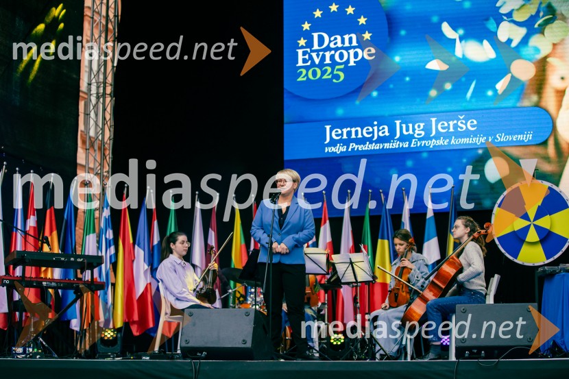 dr. Jerneja Jug Jerše, vodja Predstavništva Evropske komisije v SlovenijiDan Evrope 2025