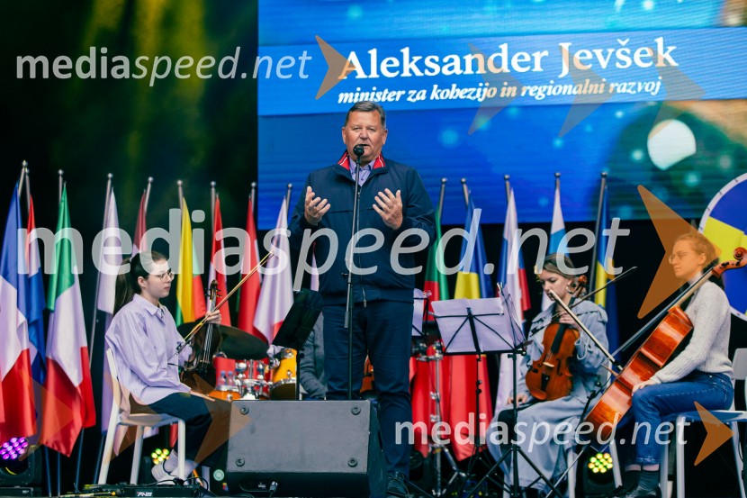 dr. Aleksander Jevšek, minister za kohezijo in regionalni razvojDan Evrope 2025